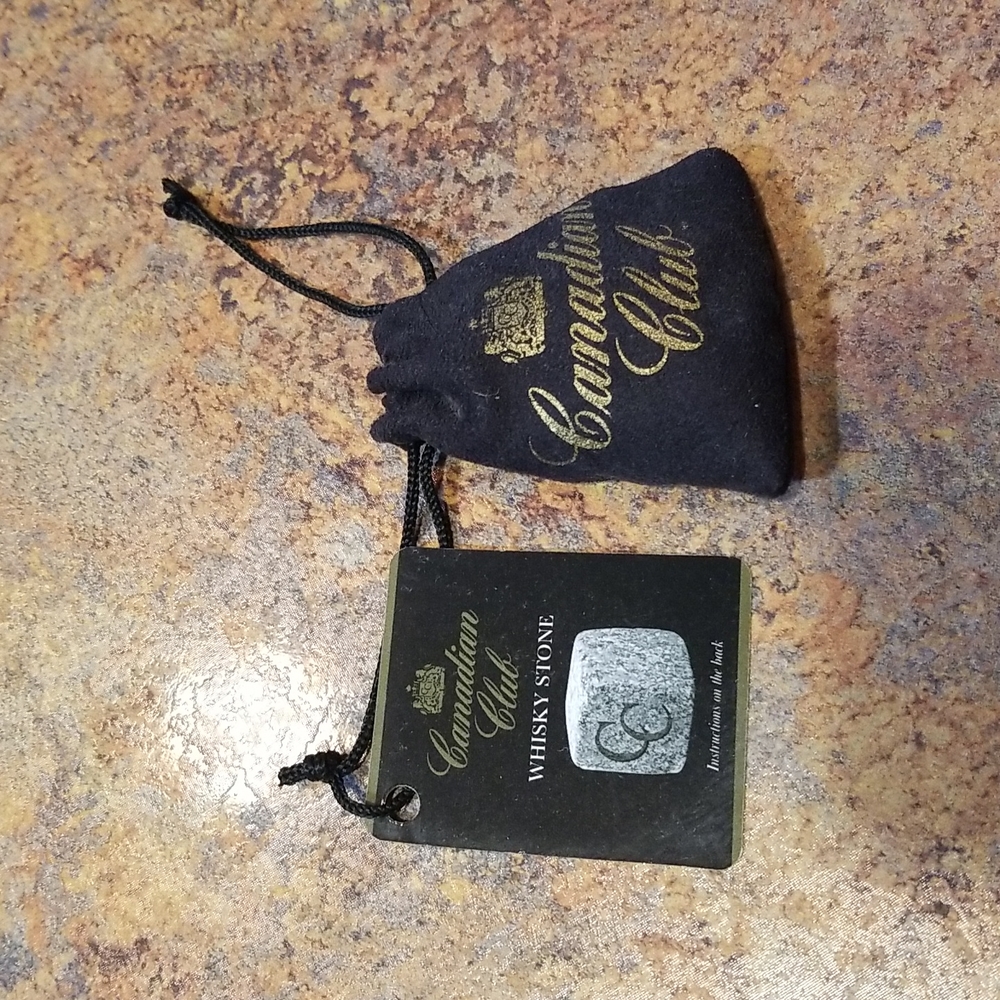 Canadian Club Whiskey Stone, gray color, NWT